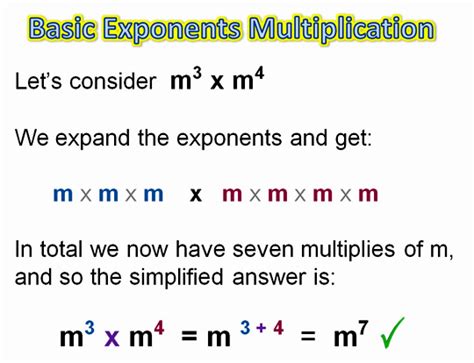 Multiplying Algebra Exponents | Passy's World of Mathematics