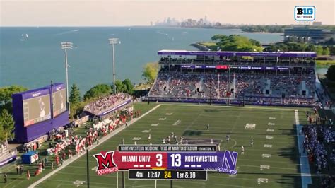 The Northwestern Football Field is Glorious with its Lakeside View