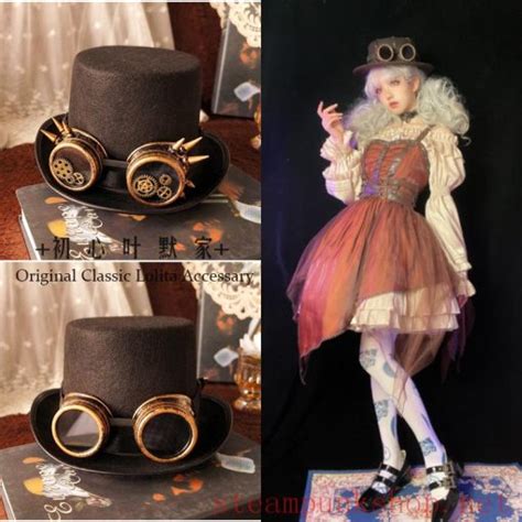 Simple Steampunk Hat with Goggles - Steampunk Shop