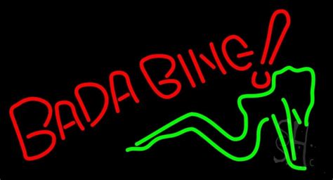 Bada Bing Girl Neon Sign|Strip Club Neon Signs- Every Thing Neon