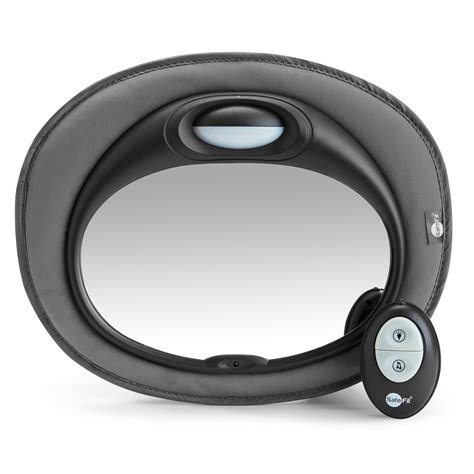 SafeFit Musical Night Light Mirror, Baby Car Mirror, Black - Walmart ...