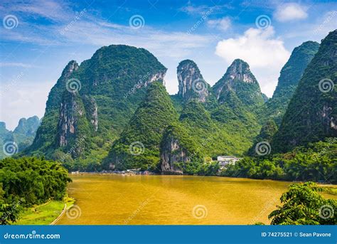 Guilin, China Karst Mountains Stock Image - Image of nature ...