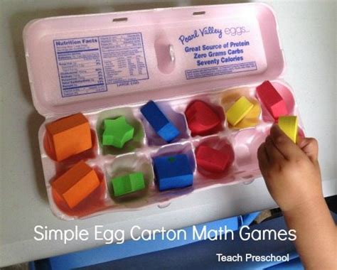 Egg carton math | Teach Preschool