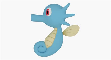 3d horsea pokemon model