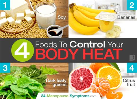 4 Foods to Control Your Body Heat | Menopause Now