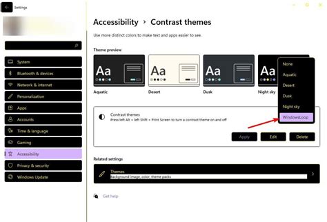 How To Turn On High-Contrast Theme in Windows 11