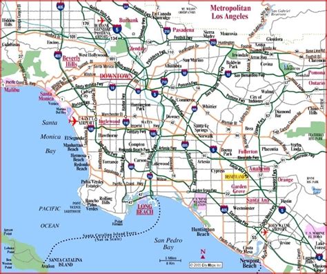 Los Angeles Maps - The tourist maps of LA to plan your trip