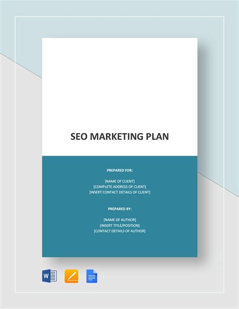 Seo Marketing Plan Template