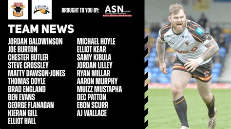 Raiders squad to face Bradford Bulls | Barrow Raiders