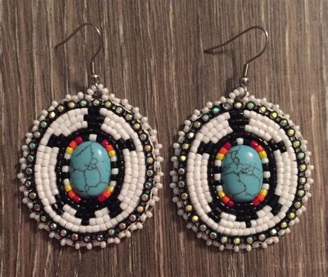 Printable Native American Beaded Earrings Patterns Free