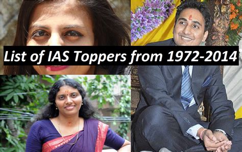 List of IAS Officers 1st Ranker from 1972-2017 | Inspiring for Youth