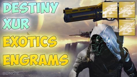 Destiny: Xur March 17 2015! Exotic Engrams! Best PVP Weapon - YouTube