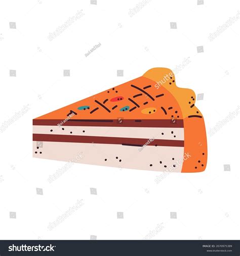 Slice Pie Vector Cartoon Illustration Isolated Stock Vector (Royalty ...