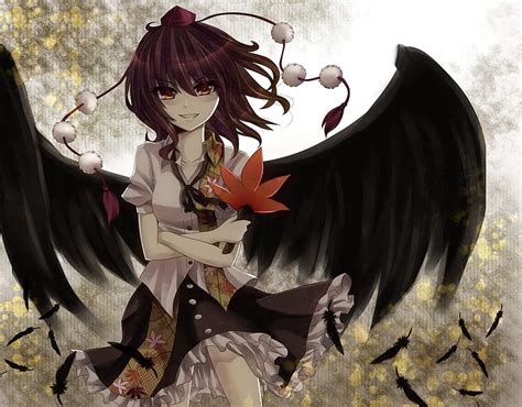 1080P free download | That evil Smile, pretty, stunning, shameimaru aya, bonito, touhou, hot ...