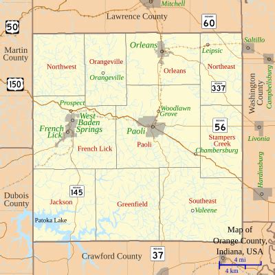 Orange County, Indiana Facts for Kids