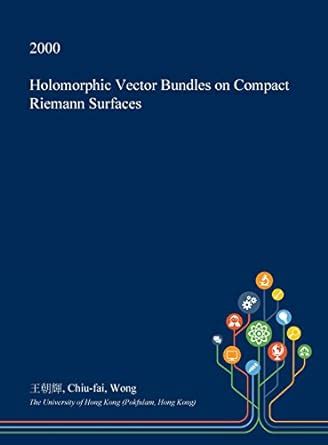 Holomorphic Vector Bundles on Compact Riemann Surfaces : Amazon.in: Books