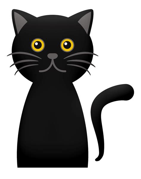 BLACK CAT SVG Clipart Black Cat Cat Png Cat Clipart Cats - Clipart ...