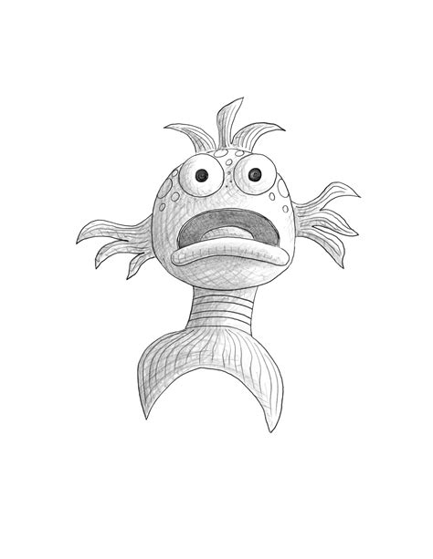 Pout Pout Fish Coloring Pages - Coloring Home