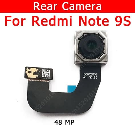 Original Rear Camera For Xiaomi Redmi Note 9s Note9s 9 s Back Main Big Camera Module Flex Cable ...