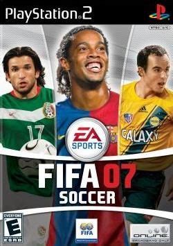 FIFA Soccer 07 PS2 Front cover