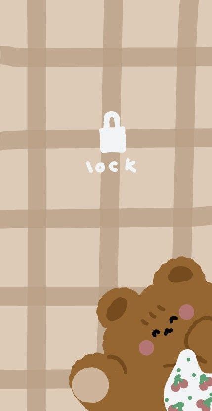 cute teddy bear phone wallpapers ; lock screen ; made by winter0 🧸🍞 these wallpapers are free ...