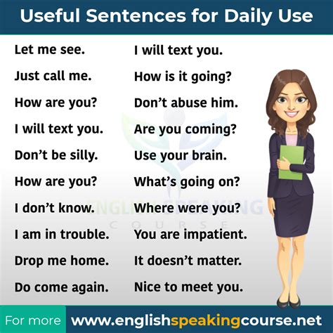 100 English phrases for daily use - English Phrases