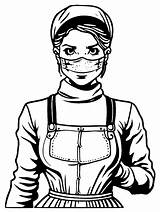 Beautiful Girl Robber Coloring Page · Creative Fabrica sketch template