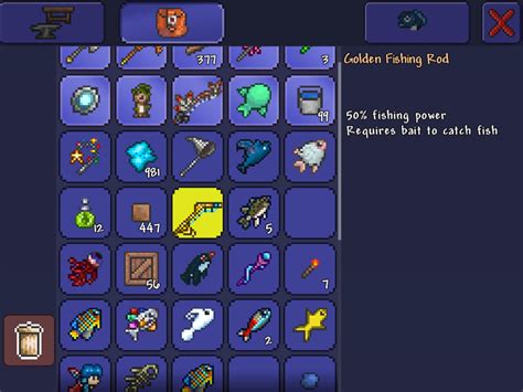 I have finally acquired the golden fishing rod! :D : r/Terraria