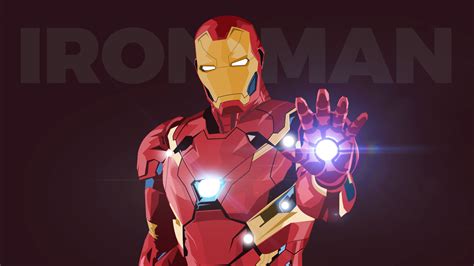 Iron Man Cartoon Wallpapers - Wallpaper Cave