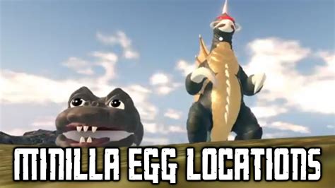 Minilla Egg Locations | Kaiju Universe | Roblox - YouTube