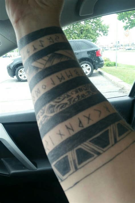 Rune Tattoo Sleeve