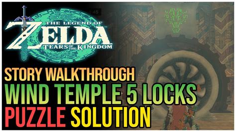 Wind Temple Locks Puzzle Zelda Tears of The Kingdom - YouTube