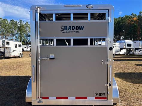 2023 New Shadow 2 Horse Slant Open Slat at Kingdom Horse Trailers NC ...