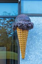 Big Ice Cream Cone Sign Free Stock Photo - Public Domain Pictures