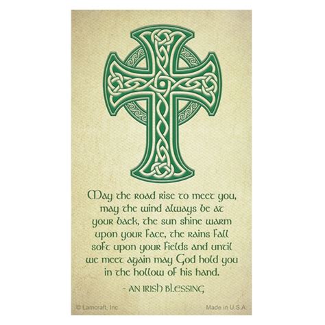 Irish Blessing Prayer May The Road