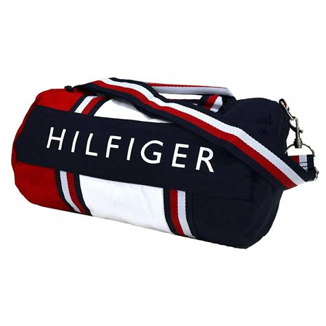 Tommy Hilfiger Mini Duffle Bag In Red White Navy - Walmart.com ...