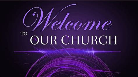 Welcome To Our Church as a Clip Art free image download