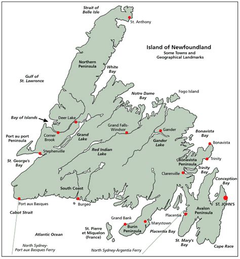 Maps of Newfoundland and Labrador