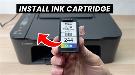 Canon Pixma TS3420 Printer: How to Install Ink Cartridge - YouTube