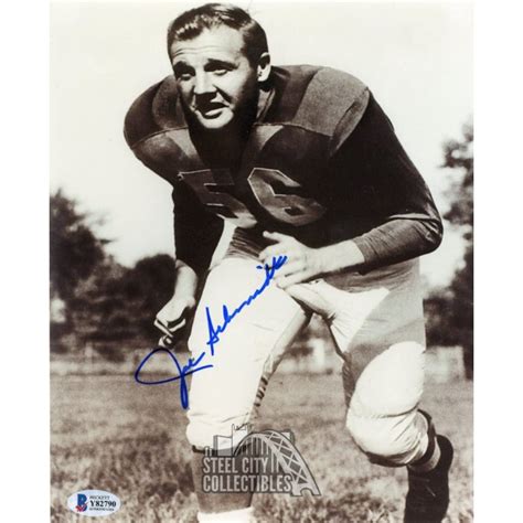 Joe Schmidt Autographed Detroit Lions 8x10 Photo - BAS COA | Steel City Collectibles