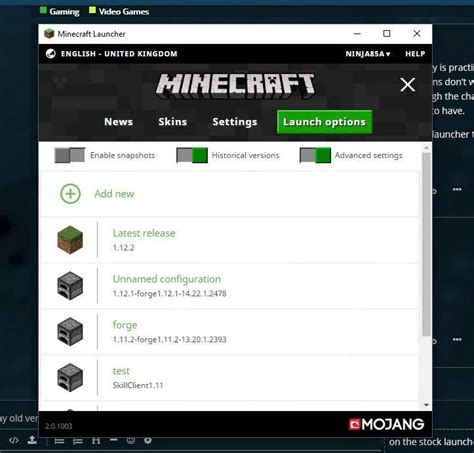 Minecraft Old Launcher Download