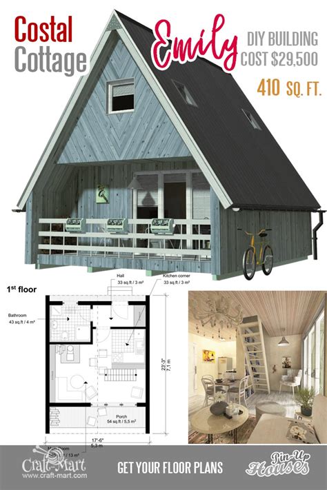 Cute Small Cabin Plans (A-Frame Tiny House Plans, Cottages, Containers) – Craft-Mart