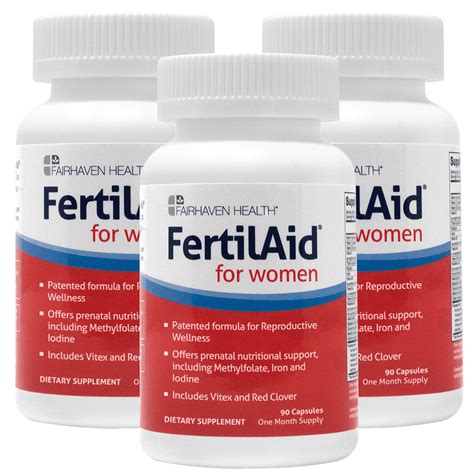 FertilAid for Women - Female Fertility Supplements - 3 Month Supply - Walmart.com