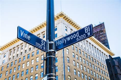 Hollywood and Vine Street Sign Photograph by John McGraw - Fine Art America