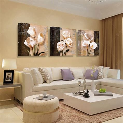 Custom Wall Art Canvas Prints Photo 4Pcs Contemporary Oil Painting For ...