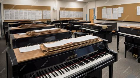 Premium AI Image | A Photo of a Music Classroom with Instruments and ...