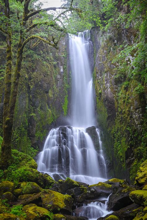 Lower Kentucky Falls, Douglas County, Oregon - Northwest Waterfall Survey