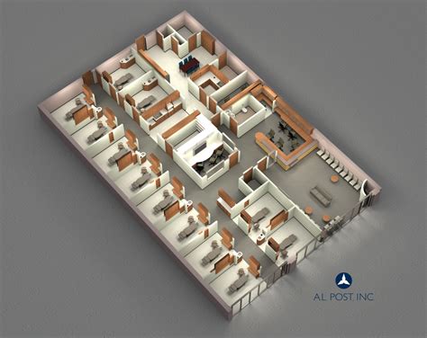 Office Floor Plan 3D - floorplans.click