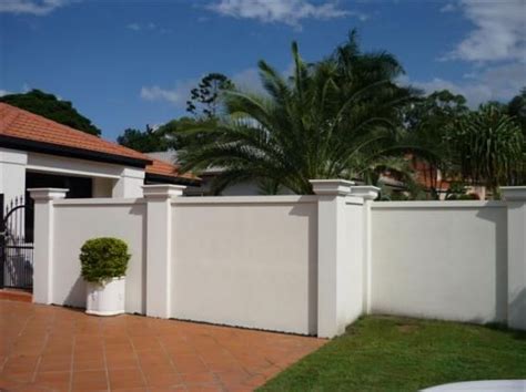 Fence design, Modern fence design, Brick fence