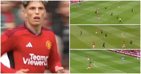 Alejandro Garnacho’s impressive highlights for Man United vs Lens emerge